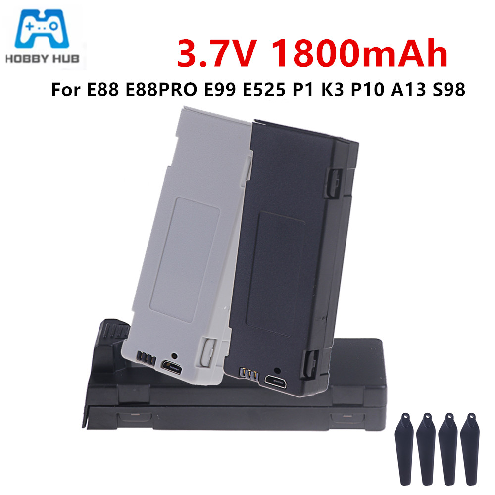 Drone Charger - Para e88 bateria recarregável 3.7v 1800mah