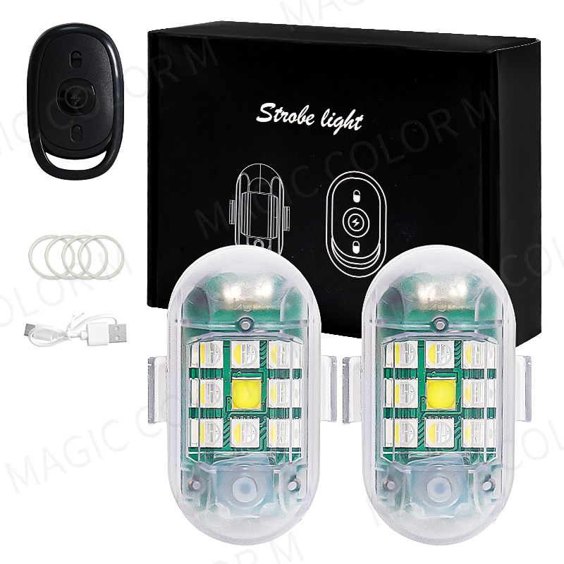 Drone Led Light - 2PCS Sem Fio LED Strobe Light