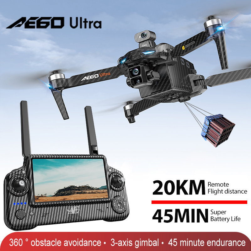 Drone Gimbal - Ae60 gps drone profissional 8k câmera