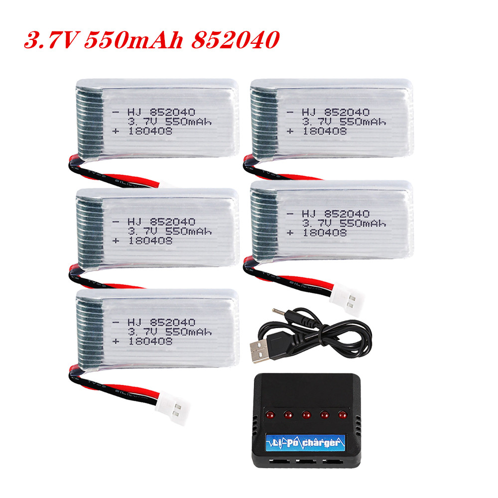 Drone Charger - Bateria Lipo 3.7V 550mAh 25C 852040