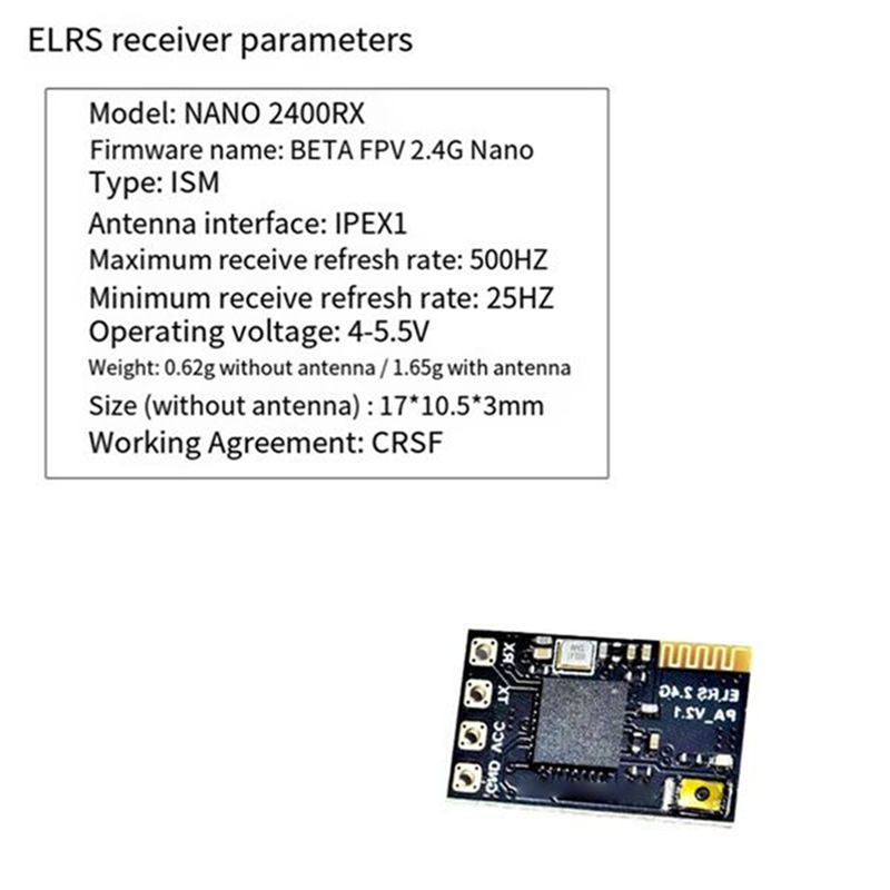 Drone Antenna - CYGJ-10PCS Receptor ELRS 2.4Ghz NANO Expresslrs