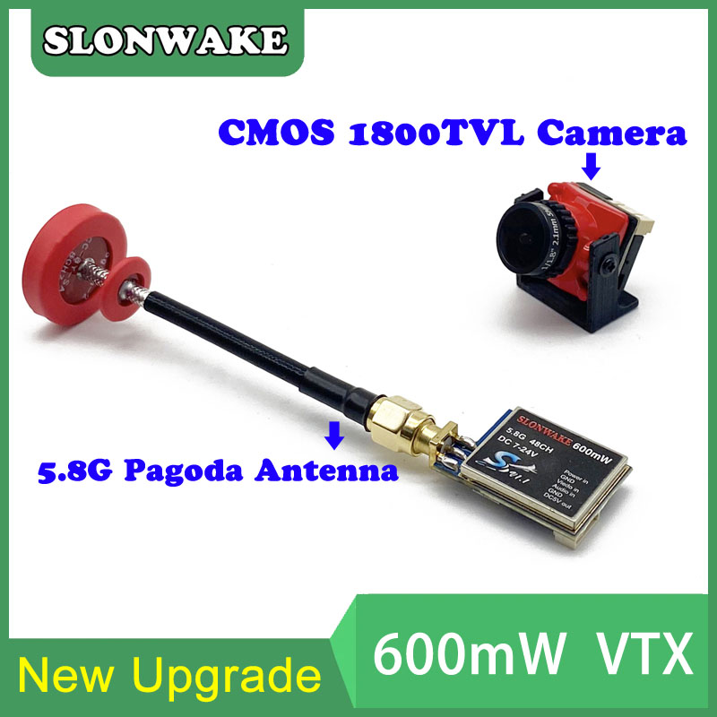 5.8g 48ch 600mw ajustável VTX- - Drone Transmitter avaliação e preço