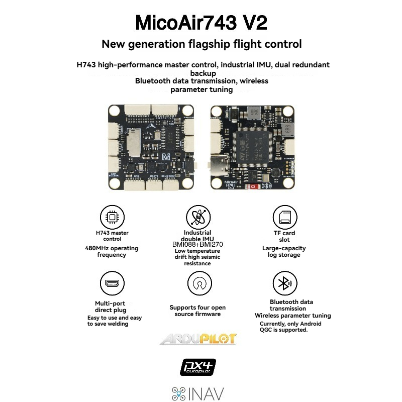 MicoAir743 V2 Controlador de v - Drone Flight Controller avaliação e preço