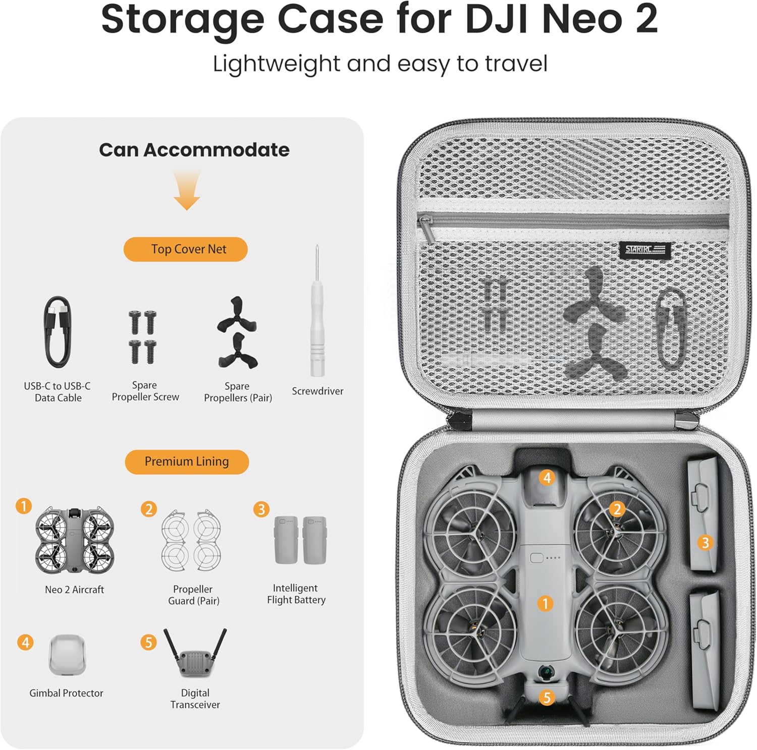 STARTRC Neo 2 Bolsa de Ombro P - Drone Battery avaliação e preço
