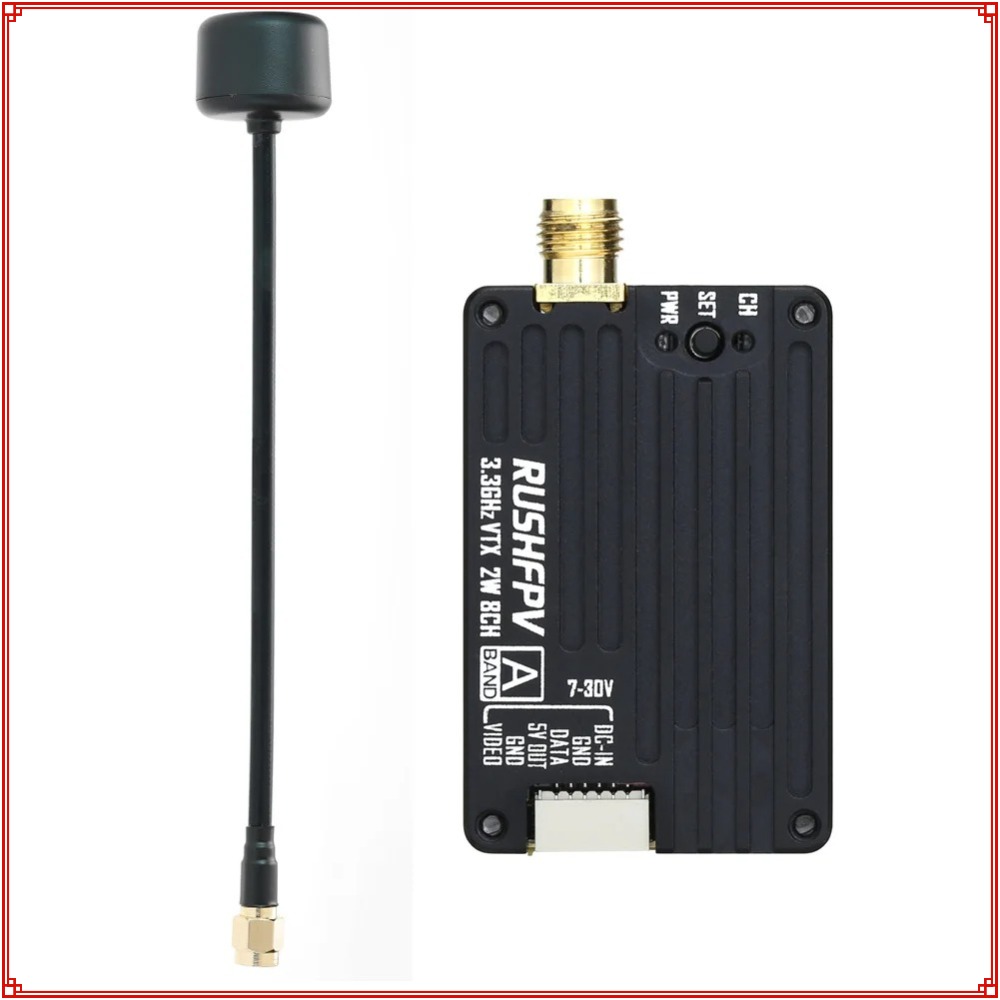 Novo Transmissor RUSHFPV 3.3G  - Drone Transmitter avaliação e preço