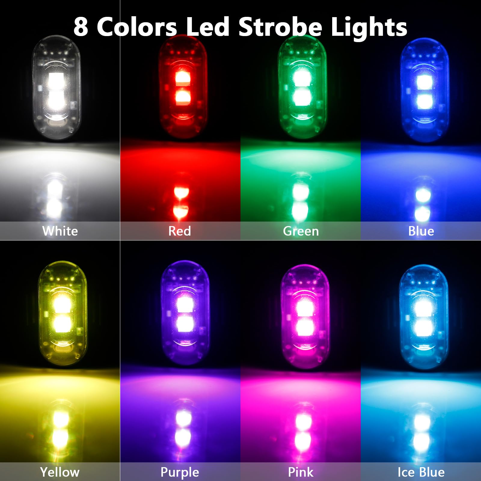 4 Peças de Luzes Estroboscópic - Drone Led Light avaliação e preço