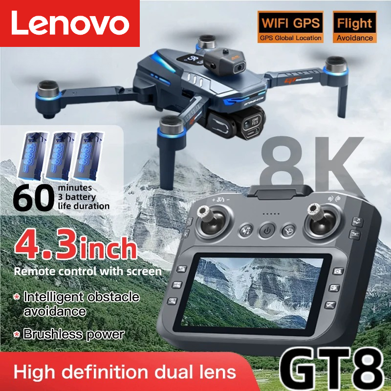 Drone Lenovo GT8 8K Profission - Drone Gps Mount avaliação e preço