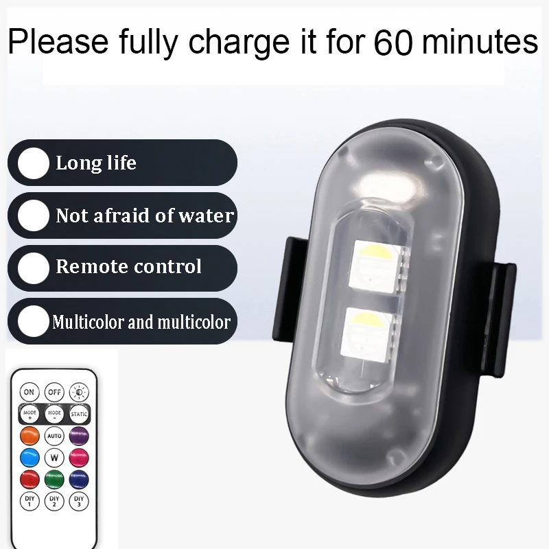 Controle remoto sem fio Strobe - Drone Led Light avaliação e preço