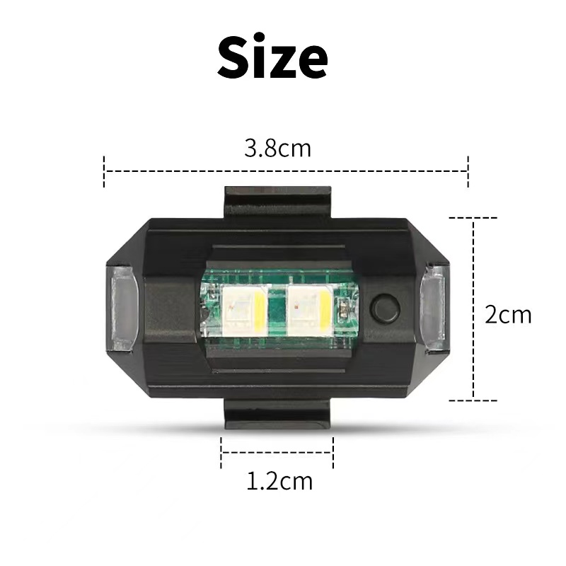 Luzes da motocicleta drone luz - Drone Led Light avaliação e preço