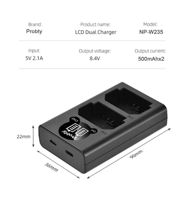 2200mAh NP-W235 NP W235 Bateri - Drone Battery avaliação e preço