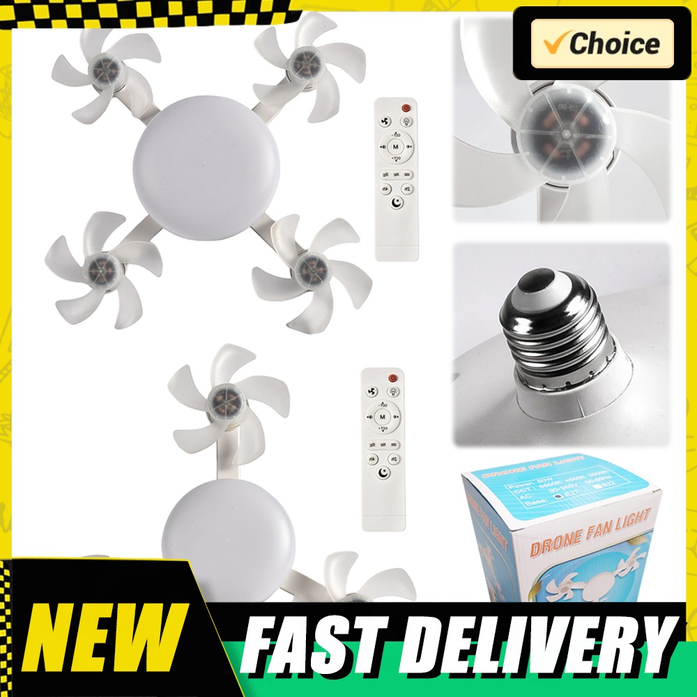 Ventilador de Teto com Lâmpada - Drone Led Light avaliação e preço
