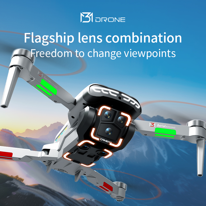 M3 drone profissional 4k hd fo - Drone Gimbal avaliação e preço