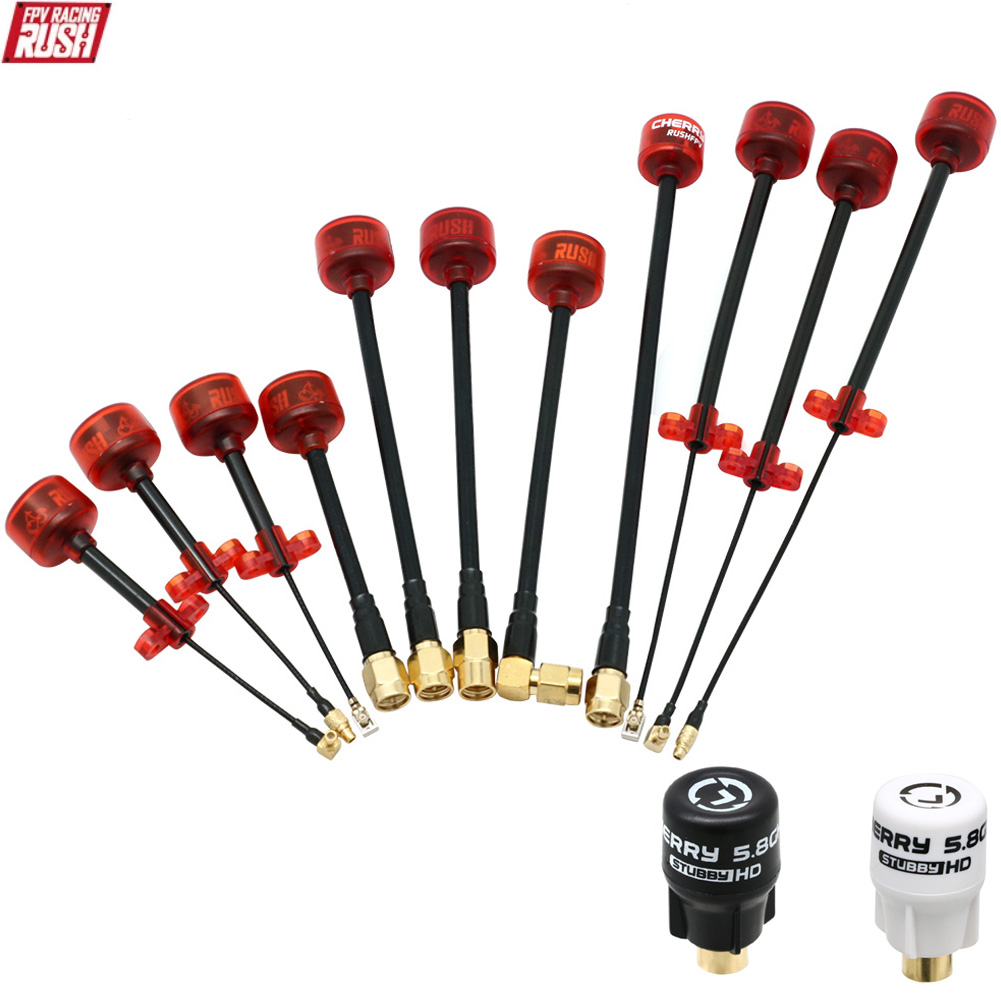 Rush cereja fpv 5.8g antena lh - Drone Esc avaliação e preço