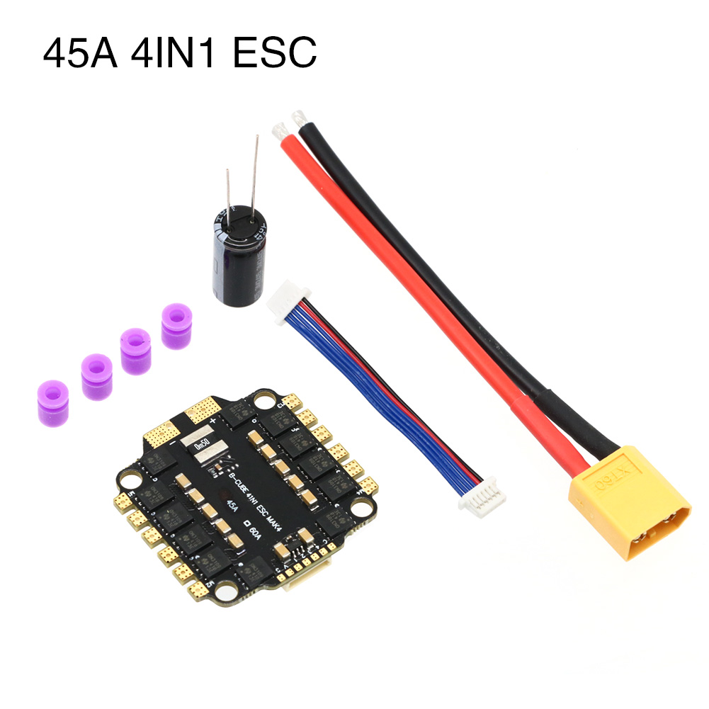 UAngel 4IN1 45A 60A ESC BLHELI - Drone Esc avaliação e preço
