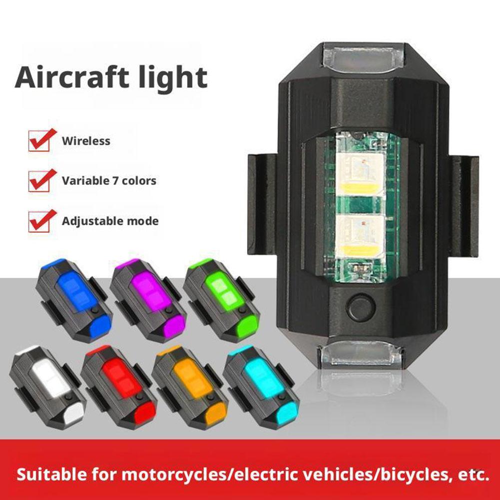 2 pces mini luzes estroboscópi - Drone Led Light avaliação e preço
