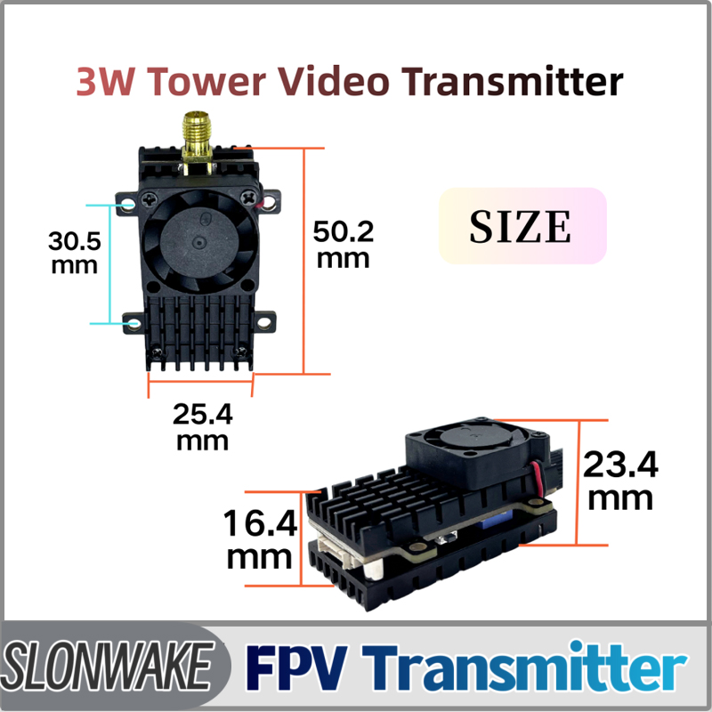 SLONWAKE 5.8G 3000mW Simulação - Drone Frame avaliação e preço
