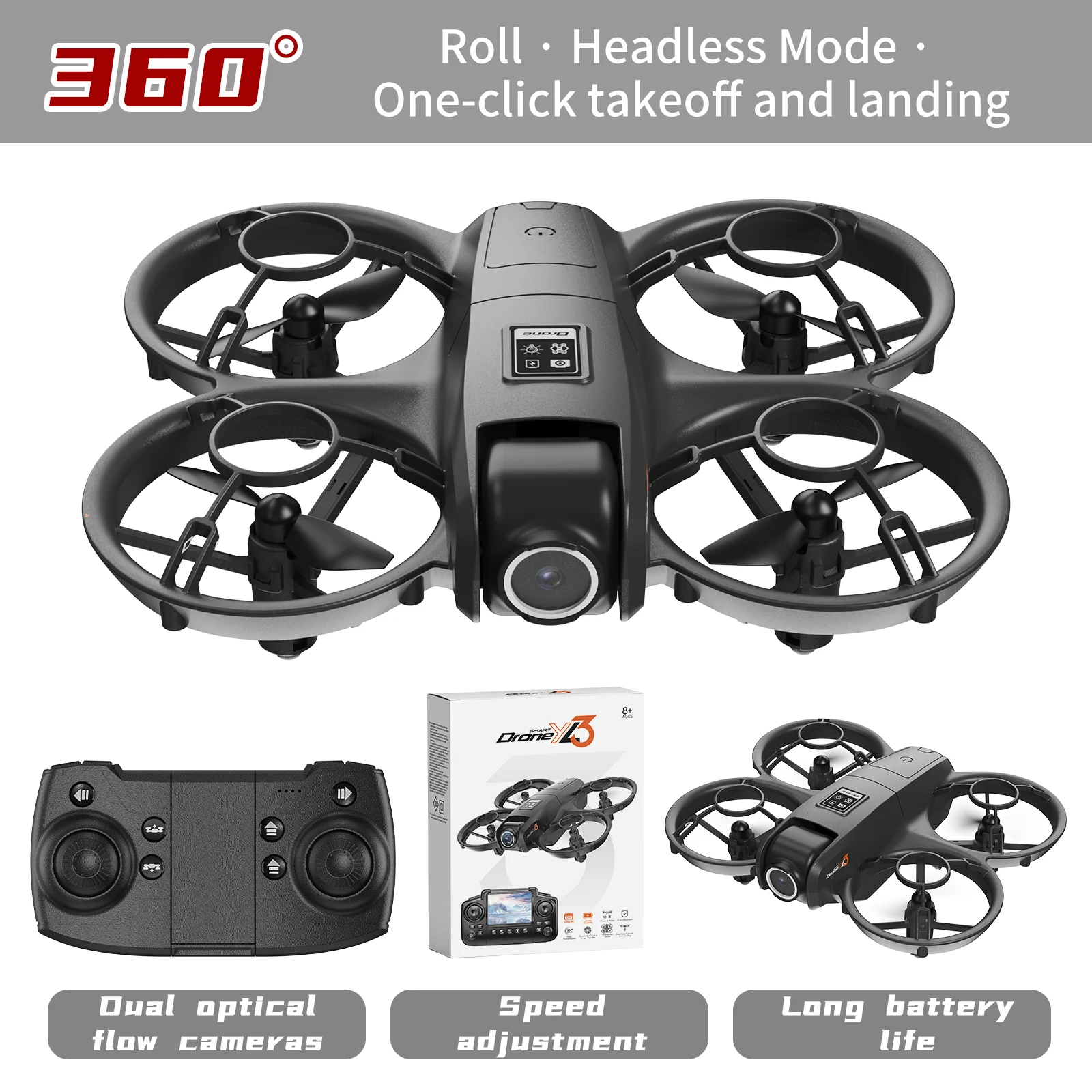 Novo Drone RC YL3 8K 1080P com - Drone Gps Mount avaliação e preço