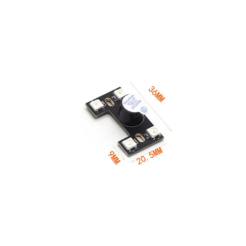 2 peças 5v ws2812b led luz tra - Drone Buzzer avaliação e preço