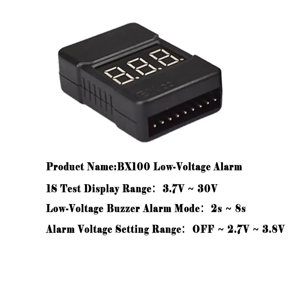 BX100 1-8S Lipo Bateria Testad - Drone Buzzer avaliação e preço
