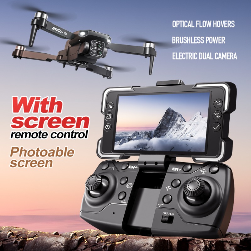 Drone com Câmera M10, Controle - Drone Gimbal avaliação e preço