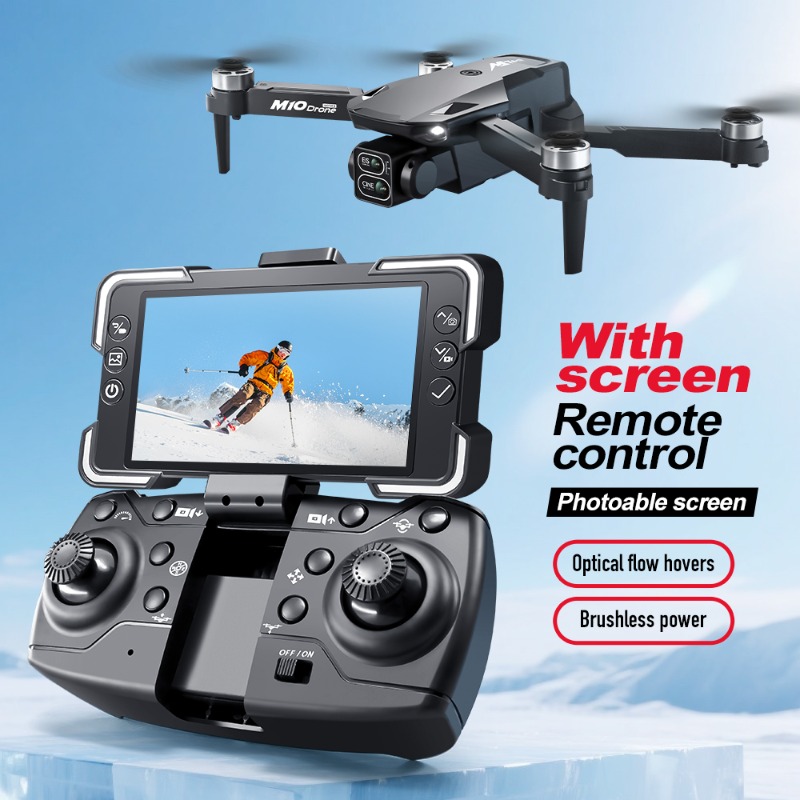 Drone com Câmera M10, Controle - Drone Gimbal avaliação e preço