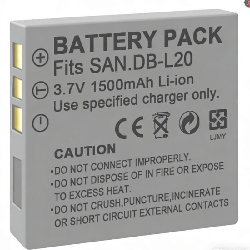 Bateria 3.7V 1500mAh DB-L20 pa - Drone Battery avaliação e preço