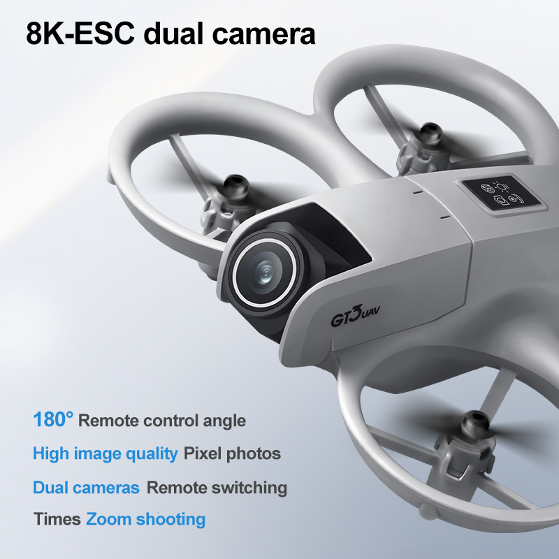 Novo GT3 com tela Mini Drone 8 - Drone Esc avaliação e preço